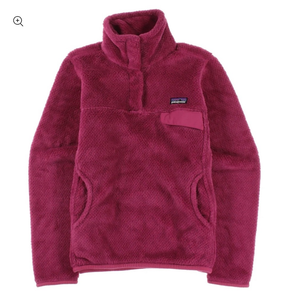 Hot Pink Women’s Patagonia Snap-T Fleece Pullover size S